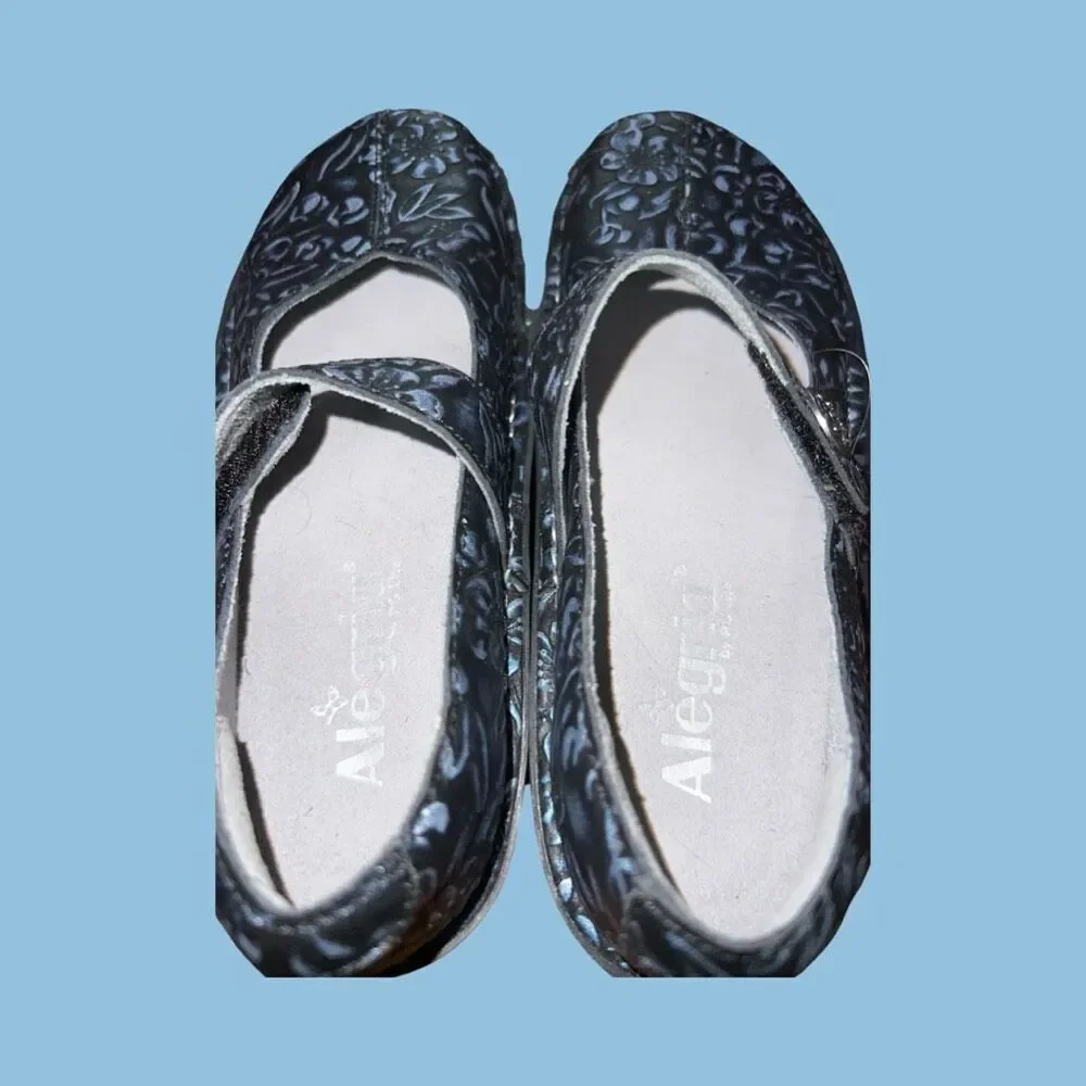NWOB Alegria Paloma Flowers Mary Jane Size 35 US  5.5/6